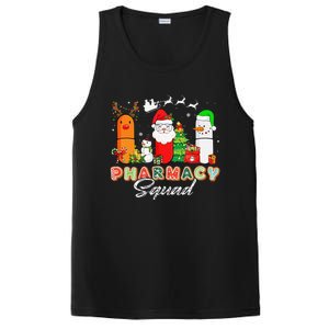 Funny Pills Christmas Lights Pharmacy Crew Reindeer Santa PosiCharge Competitor Tank