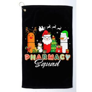 Funny Pills Christmas Lights Pharmacy Crew Reindeer Santa Platinum Collection Golf Towel