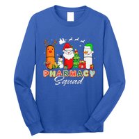 Funny Pills Christmas Lights Pharmacy Crew Reindeer Santa Long Sleeve Shirt