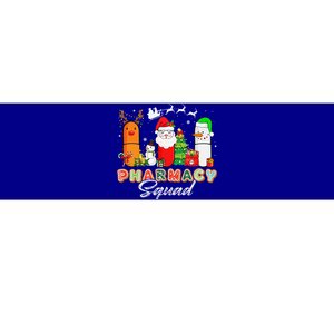 Funny Pills Christmas Lights Pharmacy Crew Reindeer Santa Bumper Sticker