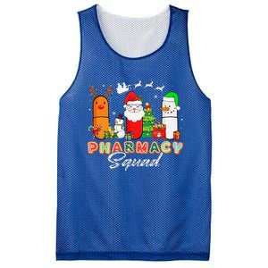 Funny Pills Christmas Lights Pharmacy Crew Reindeer Santa Mesh Reversible Basketball Jersey Tank