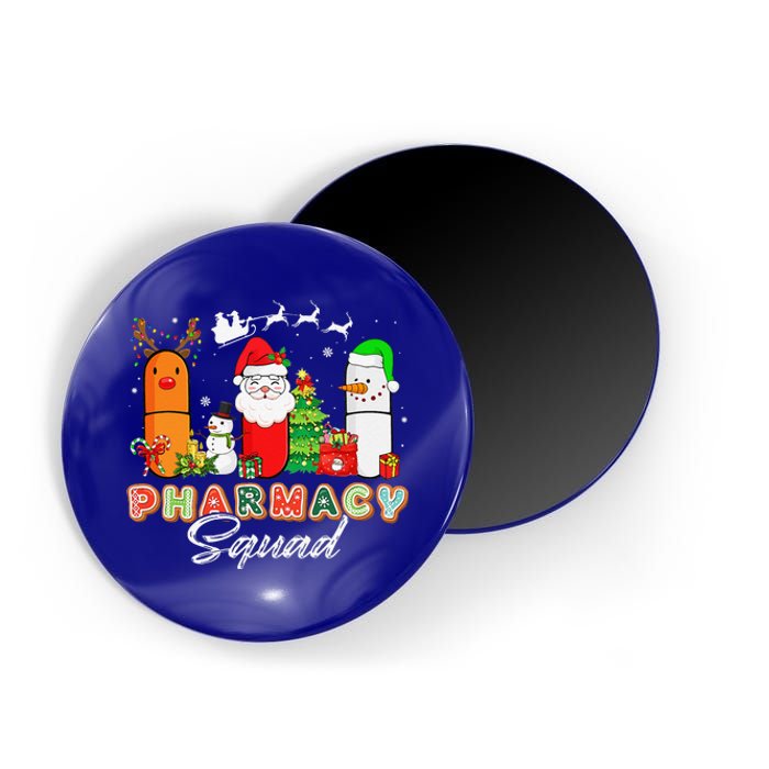 Funny Pills Christmas Lights Pharmacy Crew Reindeer Santa Magnet