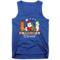 Funny Pills Christmas Lights Pharmacy Crew Reindeer Santa Tank Top