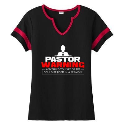 Funny Pastor Christian Jesus Believer Appreciation Gift Cool Gift Ladies Halftime Notch Neck Tee