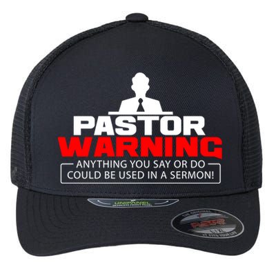 Funny Pastor Christian Jesus Believer Appreciation Gift Cool Gift Flexfit Unipanel Trucker Cap