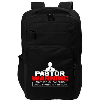 Funny Pastor Christian Jesus Believer Appreciation Gift Cool Gift Impact Tech Backpack