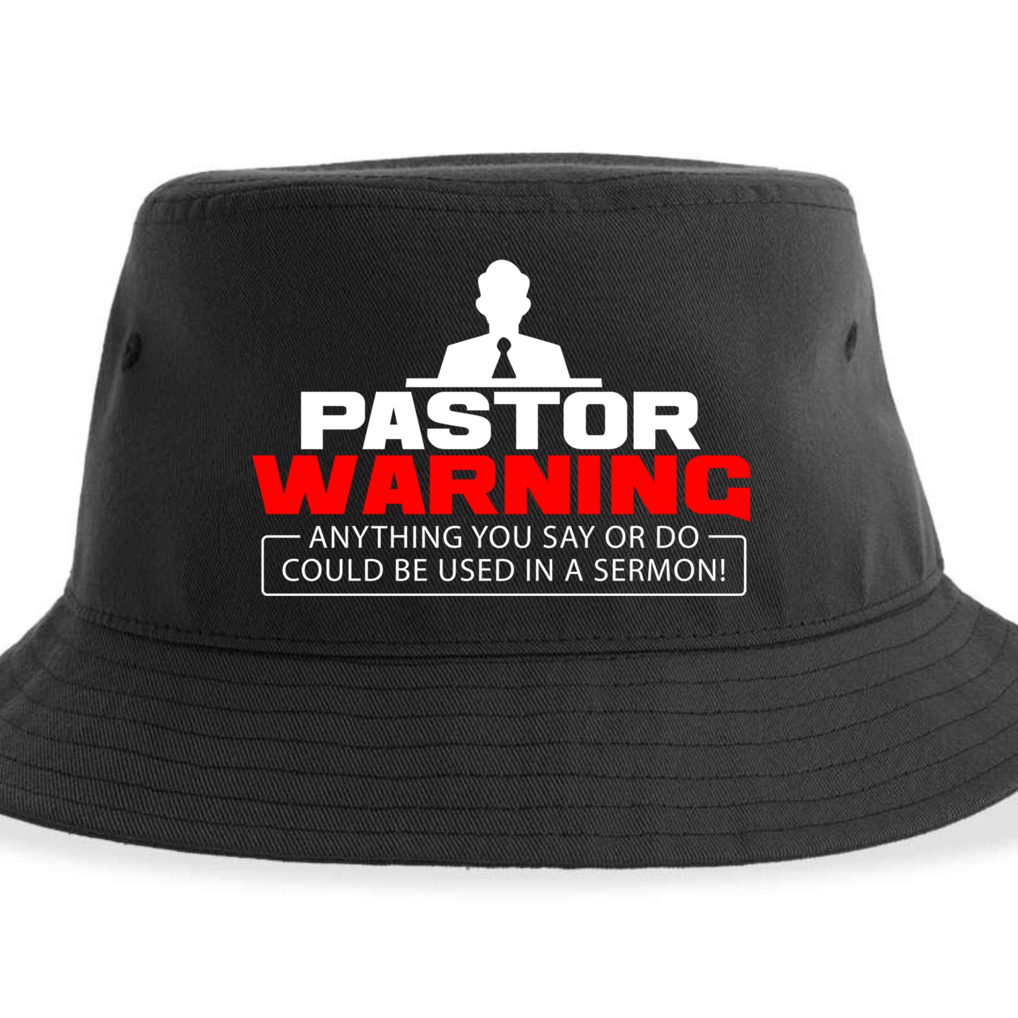 Funny Pastor Christian Jesus Believer Appreciation Gift Cool Gift Sustainable Bucket Hat