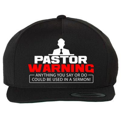 Funny Pastor Christian Jesus Believer Appreciation Gift Cool Gift Wool Snapback Cap