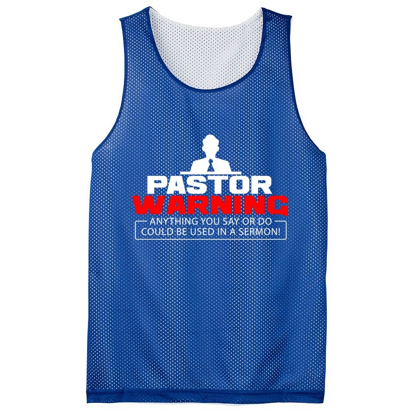 Funny Pastor Christian Jesus Believer Appreciation Gift Cool Gift Mesh Reversible Basketball Jersey Tank