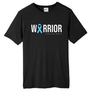 Family Prostate Cancer Awareness Light Blue Ribbon Warrior Tall Fusion ChromaSoft Performance T-Shirt