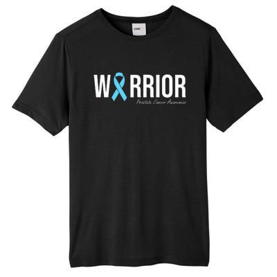 Family Prostate Cancer Awareness Light Blue Ribbon Warrior Tall Fusion ChromaSoft Performance T-Shirt