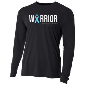 Family Prostate Cancer Awareness Light Blue Ribbon Warrior Cooling Performance Long Sleeve Crew