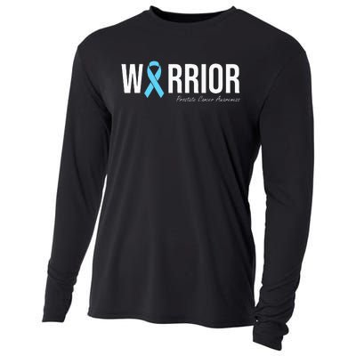 Family Prostate Cancer Awareness Light Blue Ribbon Warrior Cooling Performance Long Sleeve Crew