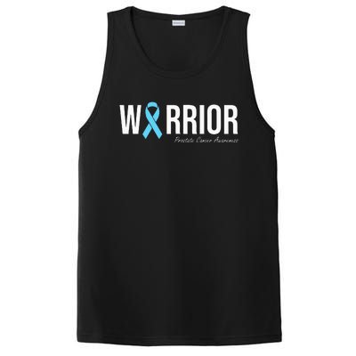 Family Prostate Cancer Awareness Light Blue Ribbon Warrior PosiCharge Competitor Tank