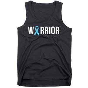 Family Prostate Cancer Awareness Light Blue Ribbon Warrior Tank Top