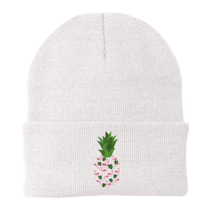 Flamingo Pineapple Cute Fun Summer Beanie