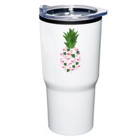 Flamingo Pineapple Cute Fun Summer Tumbler