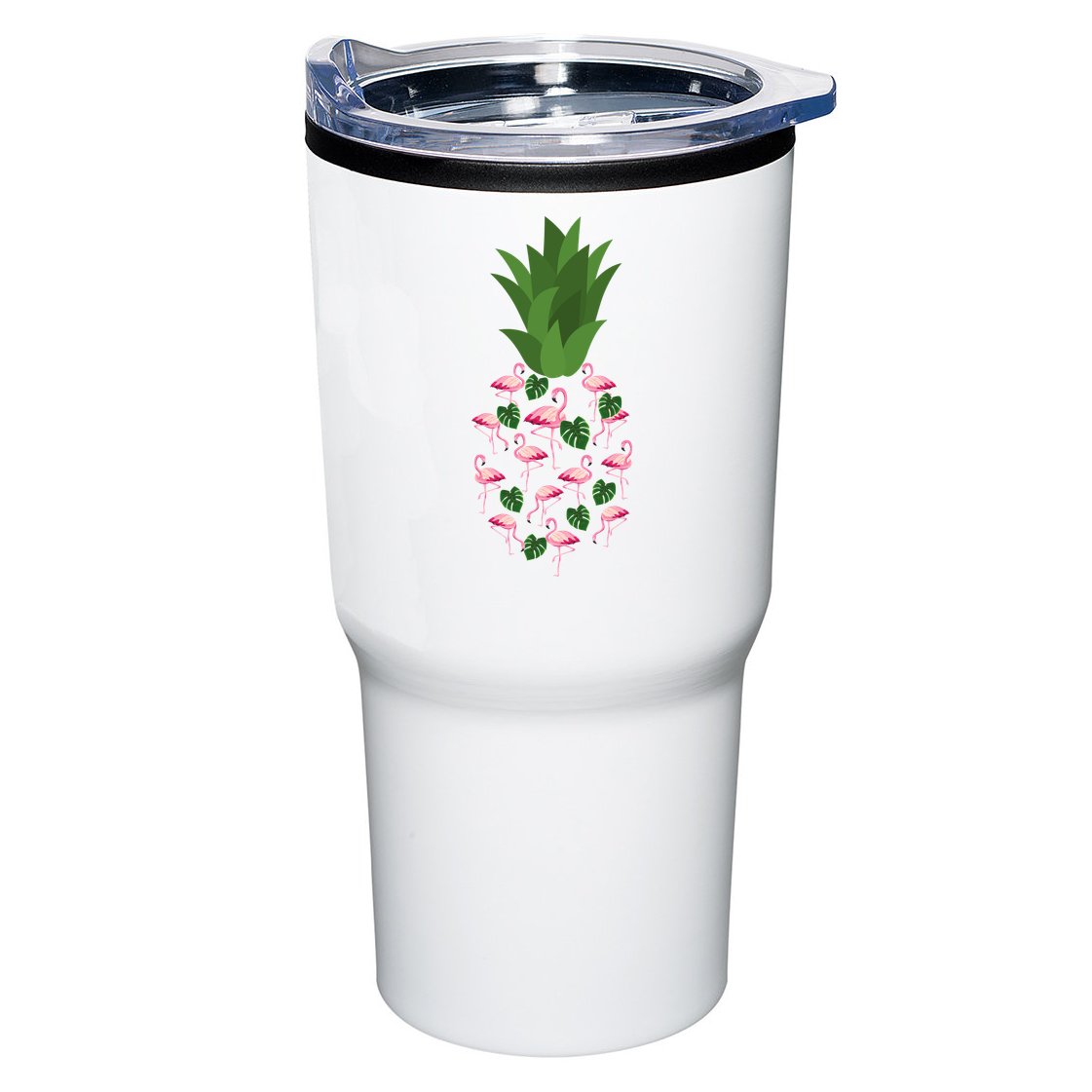 Flamingo Pineapple Cute Fun Summer Tumbler