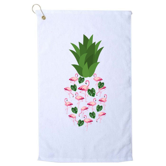Flamingo Pineapple Cute Fun Summer Golf Towel