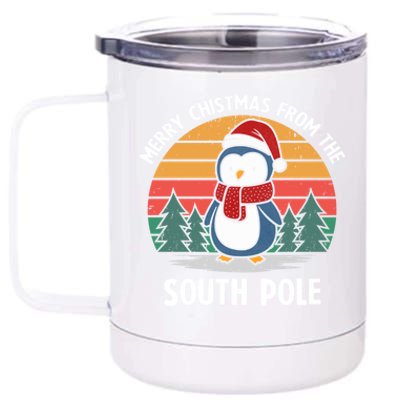 Funny Penguin Christmas Gift 12 oz Stainless Steel Tumbler Cup