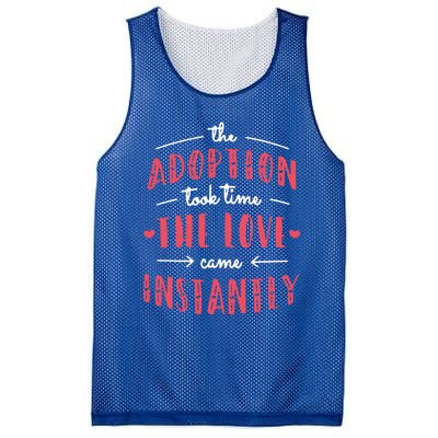 Foster Parents Care Adoption Took Time Love Come Instantly Meaningful Gift Mesh Reversible Basketball Jersey Tank