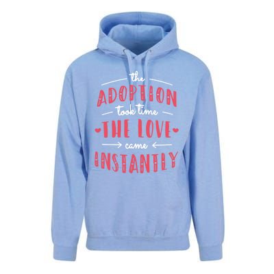 Foster Parents Care Adoption Took Time Love Come Instantly Meaningful Gift Unisex Surf Hoodie