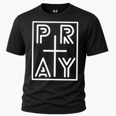 Funny Pray Christian Cross Religious Faith Jesus Lover Performance Shirt