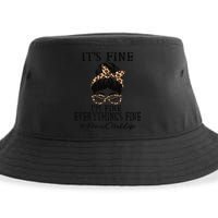 Funny Peims Clerk It's Fine, I'm Fine And Everything's Fine Sustainable Bucket Hat