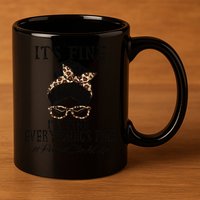 Funny Peims Clerk It's Fine, I'm Fine And Everything's Fine 11oz C Handle Ceramic Mug