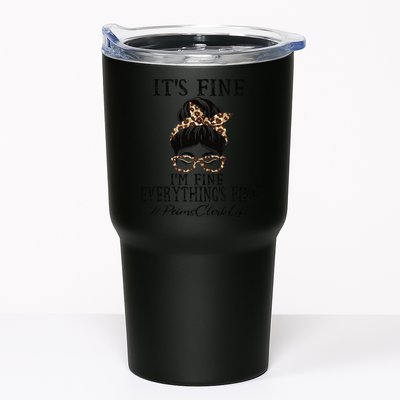Funny Peims Clerk It's Fine, I'm Fine And Everything's Fine Tumbler