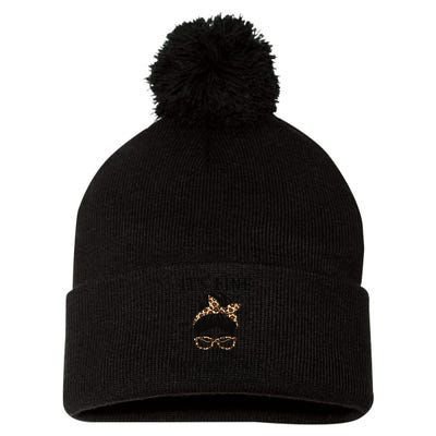Funny Peims Clerk It's Fine, I'm Fine And Everything's Fine Pom Pom 12in Knit Beanie