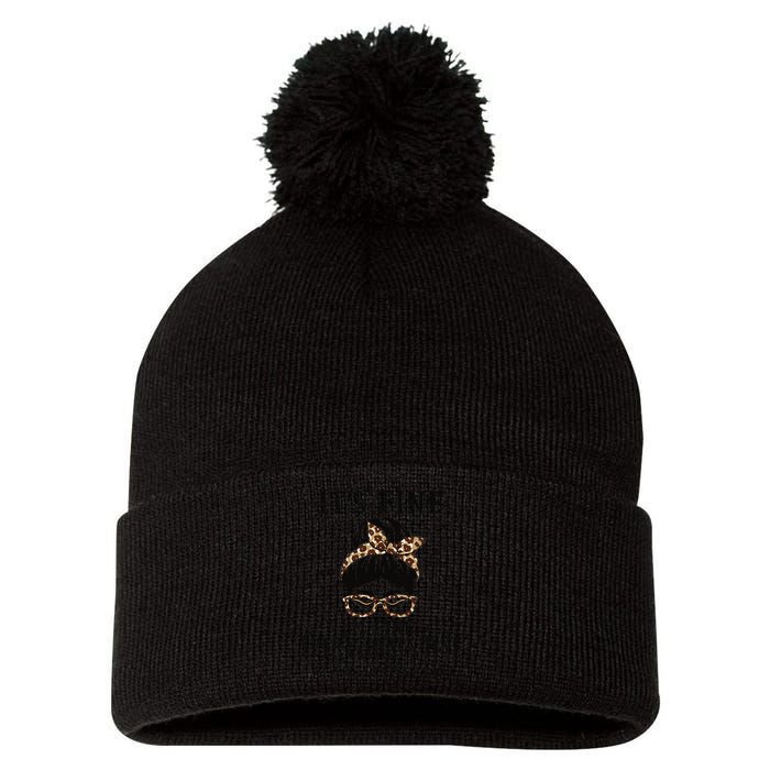 Funny Peims Clerk It's Fine, I'm Fine And Everything's Fine Pom Pom 12in Knit Beanie