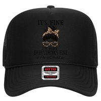 Funny Peims Clerk It's Fine, I'm Fine And Everything's Fine Trucker Hat