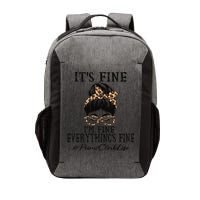 Funny Peims Clerk It's Fine, I'm Fine And Everything's Fine Vector Backpack