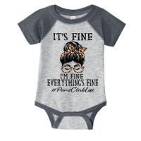 Funny Peims Clerk It's Fine, I'm Fine And Everything's Fine Infant Baby Jersey Bodysuit