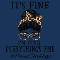 Funny Peims Clerk It's Fine, I'm Fine And Everything's Fine Infant Baby Jersey Bodysuit