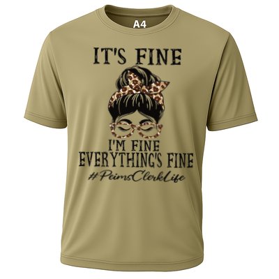 Funny Peims Clerk It's Fine, I'm Fine And Everything's Fine Performance Shirt