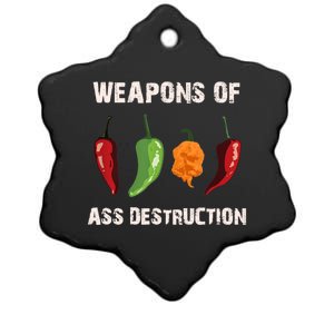 Funny Pepper Chili Head Spicy Hot Foods Gift Ceramic Star Ornament