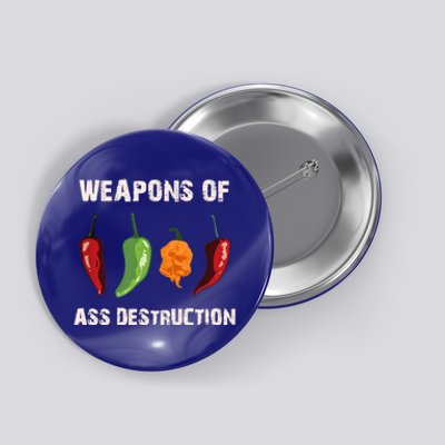 Funny Pepper Chili Head Spicy Hot Foods Gift Button