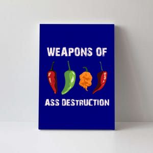 Funny Pepper Chili Head Spicy Hot Foods Gift Canvas