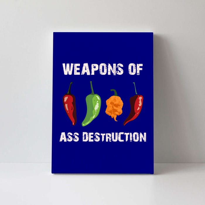 Funny Pepper Chili Head Spicy Hot Foods Gift Canvas