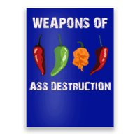 Funny Pepper Chili Head Spicy Hot Foods Gift Poster