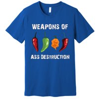 Funny Pepper Chili Head Spicy Hot Foods Gift Premium T-Shirt