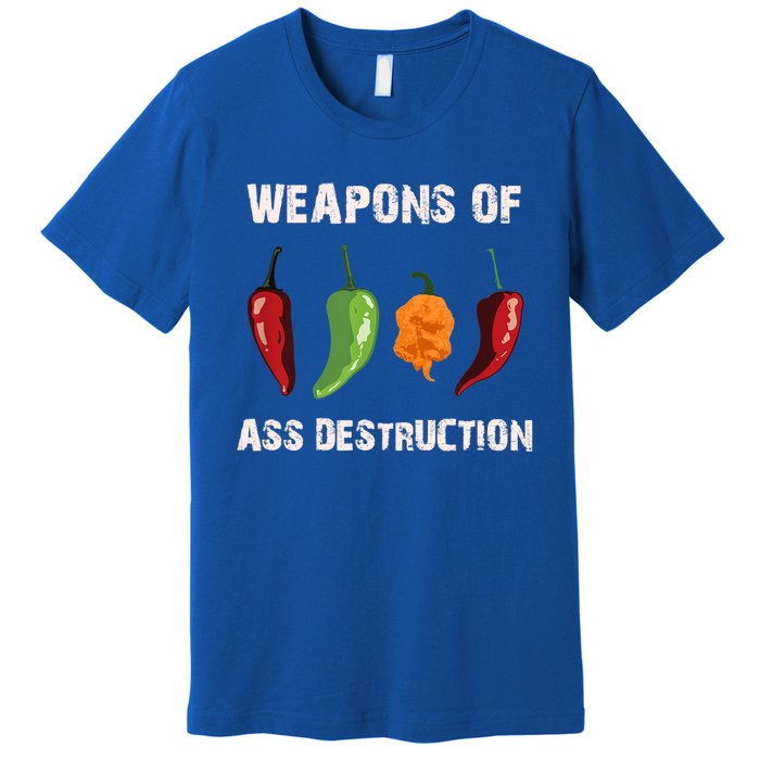 Funny Pepper Chili Head Spicy Hot Foods Gift Premium T-Shirt