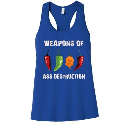 Funny Pepper Chili Head Spicy Hot Foods Gift Women's Racerback Tank