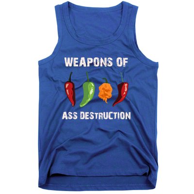 Funny Pepper Chili Head Spicy Hot Foods Gift Tank Top