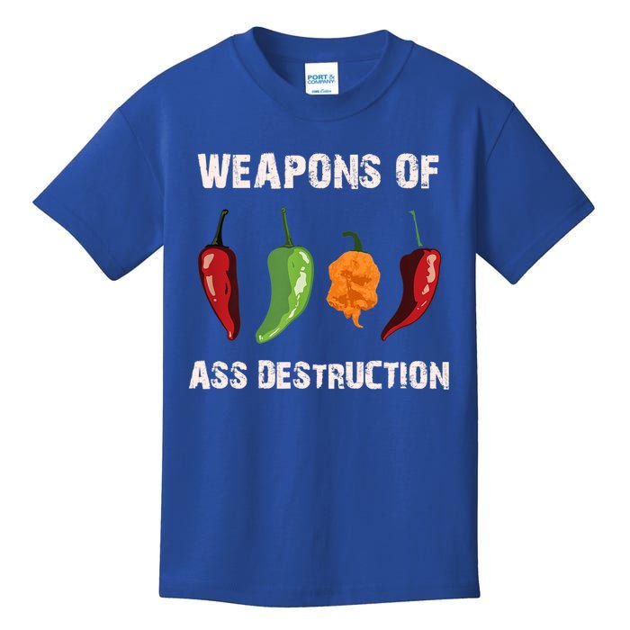 Funny Pepper Chili Head Spicy Hot Foods Gift Kids T-Shirt