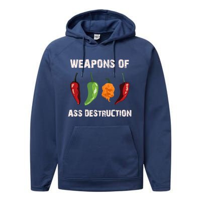 Funny Pepper Chili Head Spicy Hot Foods Gift Performance Fleece Hoodie