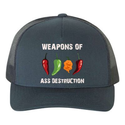 Funny Pepper Chili Head Spicy Hot Foods Gift Yupoong Adult 5-Panel Trucker Hat