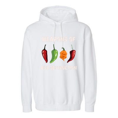 Funny Pepper Chili Head Spicy Hot Foods Gift Garment-Dyed Fleece Hoodie